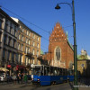 Plac Dominikański i klasztor o.Dominikanów w Krakowie